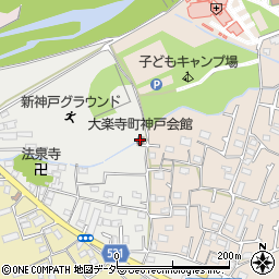 大楽寺町神戸会館周辺の地図
