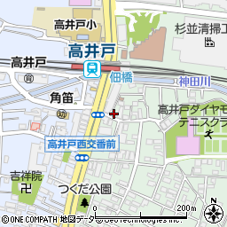 高井戸歯科医院周辺の地図