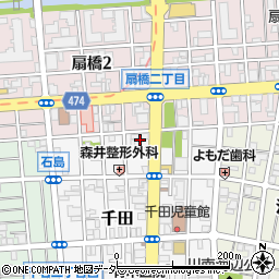 東京都江東区千田15周辺の地図