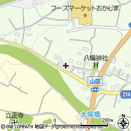 山梨県甲州市勝沼町山175周辺の地図