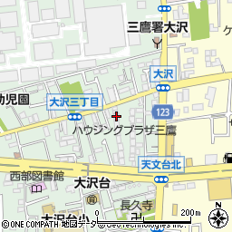 三井ホーム株式会社　三鷹モデルハウス周辺の地図
