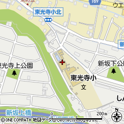日野市　東光寺小学童クラブ周辺の地図