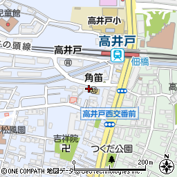 日本キリスト教団高井戸教会周辺の地図