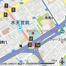 矢の根寿司 ロイヤルパークホテル店周辺の地図
