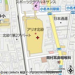 東京都江東区北砂2丁目周辺の地図