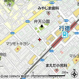 ビ・ハウス行徳店周辺の地図