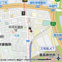 東京都千代田区隼町2-7周辺の地図