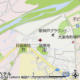 東京都八王子市大楽寺町13周辺の地図