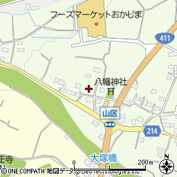 山梨県甲州市勝沼町山857周辺の地図