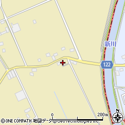 千葉県匝瑳市東小笹195周辺の地図