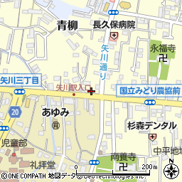 東京都国立市谷保6832-3周辺の地図