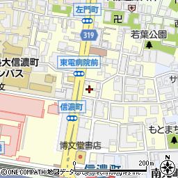 東京都新宿区信濃町21周辺の地図