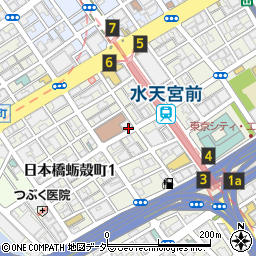 東京都中央区日本橋蛎殻町周辺の地図