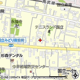 東京都国立市谷保7067-5周辺の地図