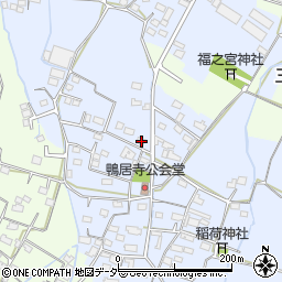 山梨県山梨市鴨居寺440周辺の地図