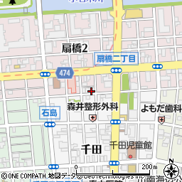白石アパート周辺の地図