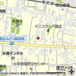 東京都国立市谷保7067-6周辺の地図