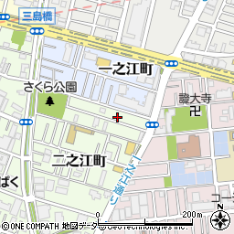 東京都江戸川区二之江町1361周辺の地図