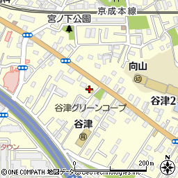 セブンイレブン習志野谷津２丁目店周辺の地図