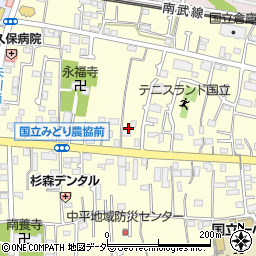東京都国立市谷保7060-1周辺の地図