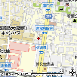 東京都新宿区信濃町8周辺の地図