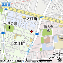 東京都江戸川区二之江町1363周辺の地図