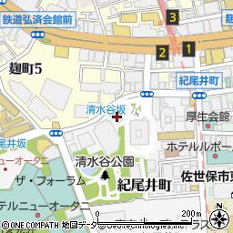 東京都千代田区紀尾井町3-8周辺の地図