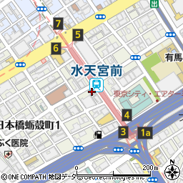 まいばすけっと日本橋蛎殻町店周辺の地図