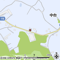 千葉県山武郡横芝光町中台523周辺の地図