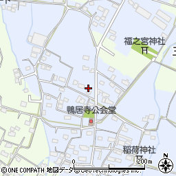 山梨県山梨市鴨居寺440-5周辺の地図