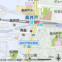 みずほ銀行高井戸特別出張所周辺の地図