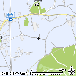 千葉県横芝光町（山武郡）中台周辺の地図