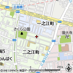 東京都江戸川区二之江町1367周辺の地図