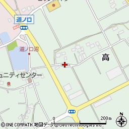 千葉県匝瑳市高521周辺の地図