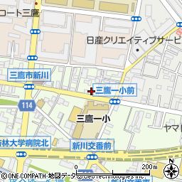 武蔵野進学セミナー新川教室周辺の地図