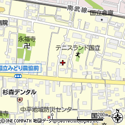 東京都国立市谷保7067周辺の地図