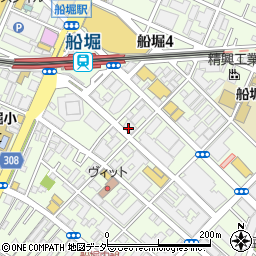 船堀涛遠経絡整体院周辺の地図