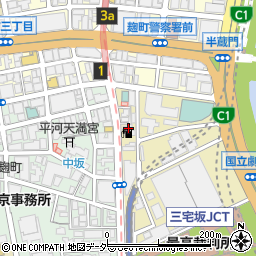 東京都千代田区隼町2-12周辺の地図