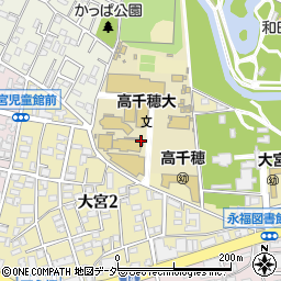 高千穂大学　入試広報部入試課周辺の地図