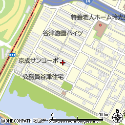 谷津遊園ハイツ１・Ａ号棟周辺の地図