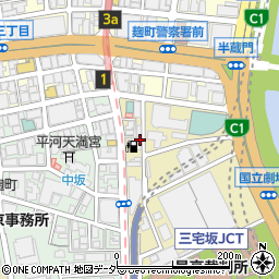 東京都千代田区隼町2-5周辺の地図