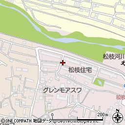 都公社松枝住宅周辺の地図