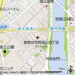 東京都江戸川区西瑞江周辺の地図