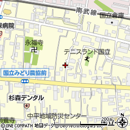 東京都国立市谷保7063-11周辺の地図