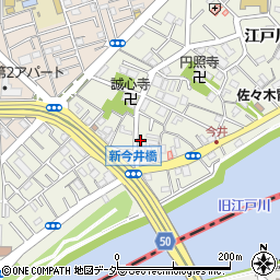東京都江戸川区江戸川周辺の地図