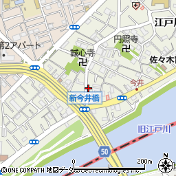東京都江戸川区江戸川周辺の地図