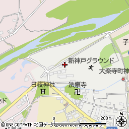 東京都八王子市大楽寺町20周辺の地図