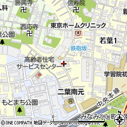 東京都新宿区若葉3丁目周辺の地図