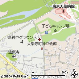 東京都八王子市大楽寺町37周辺の地図