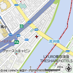 東京都中央区日本橋中洲周辺の地図